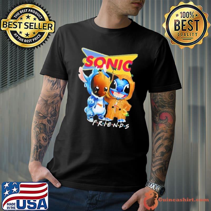 Stitch and groot friends SONIC DRIVE-IN shirt