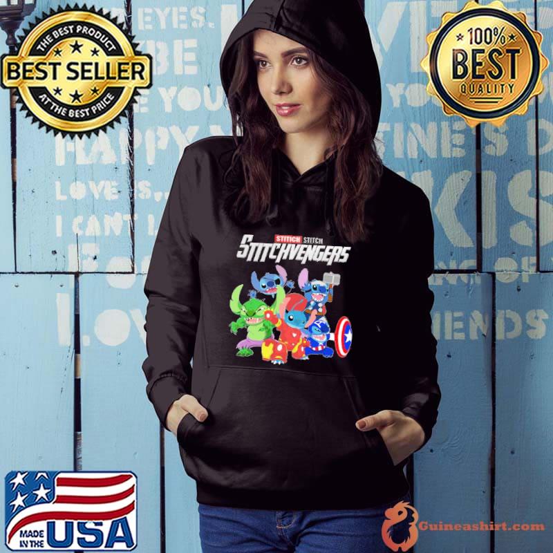 Stitich Vengers marvel Thor Iron man Hulk s Hoodie