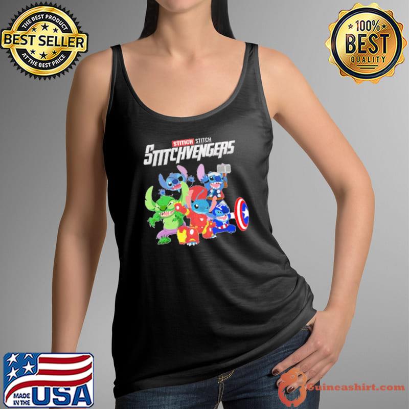 Stitich Vengers marvel Thor Iron man Hulk shirt