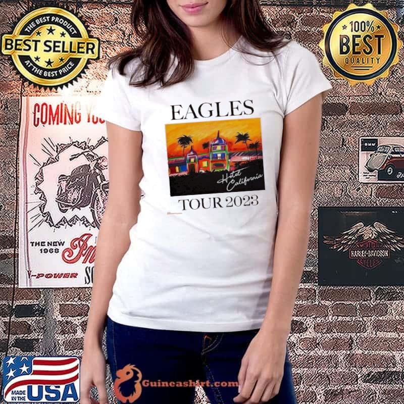 Eagles, Hotel California Tour 2023, Rock Band T-Shirt