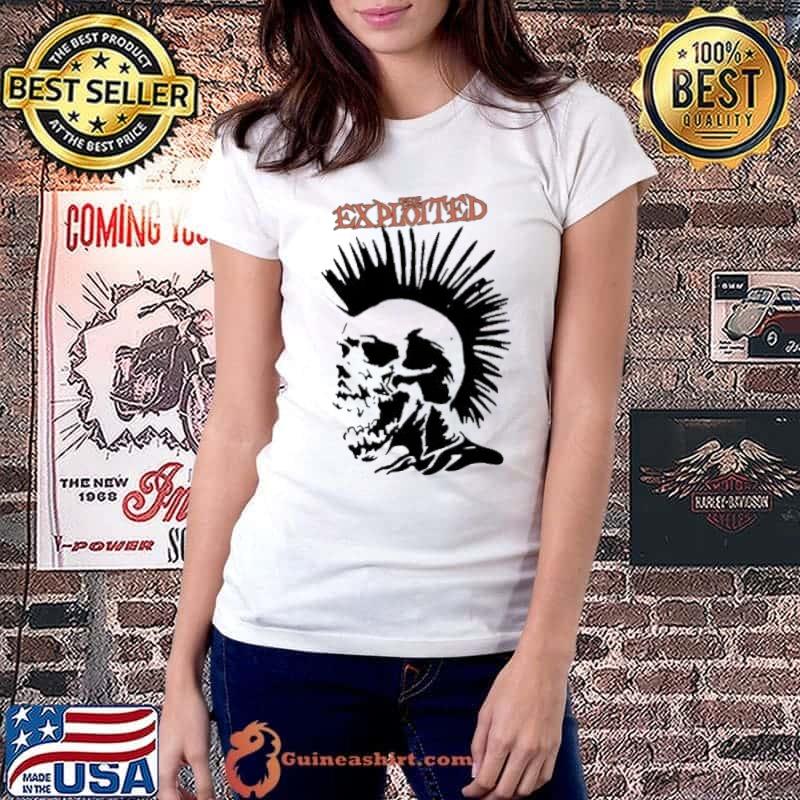 The Exploited skull singer shirt