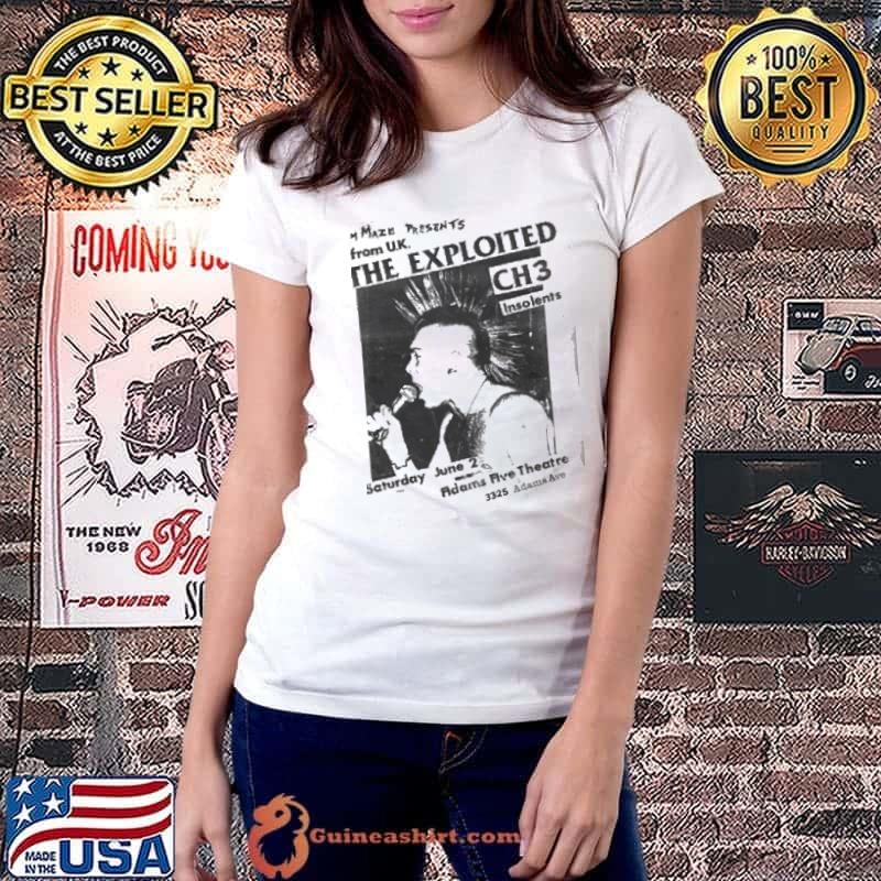 The Exploited tim maze presents from UK insolents shirt