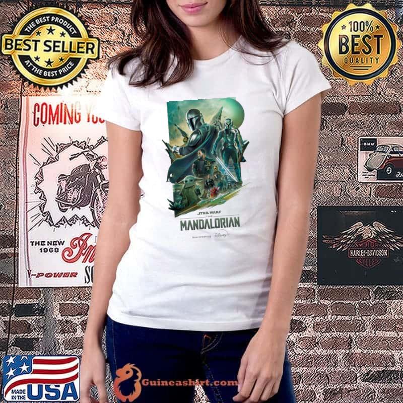 The Mandalorian Season 3 Final Poster Released disney Star wars shirt