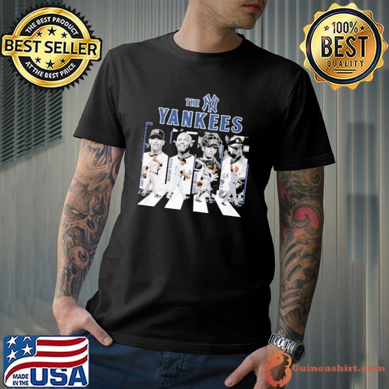 The Yankees Walking Abbey Road signatures shirt - Guineashirt Premium ™ LLC