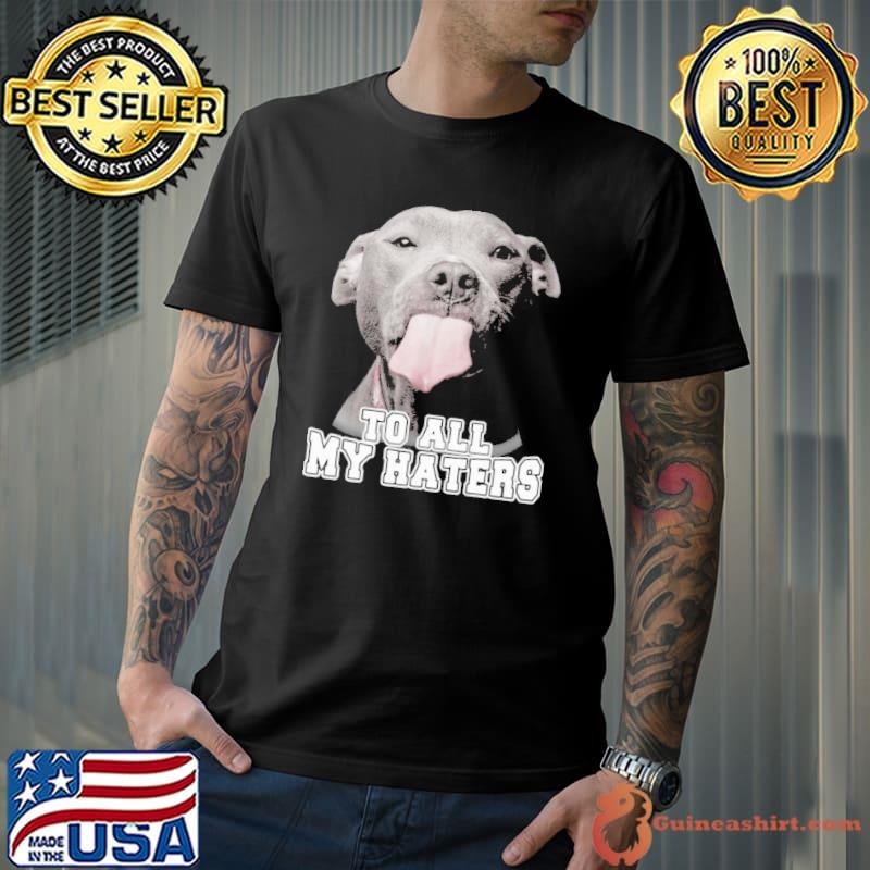 To All My Haters pillbull shirt