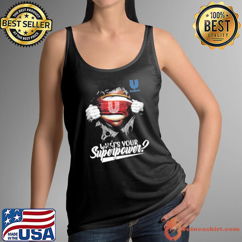 What's your superpower Unilever superman shirt