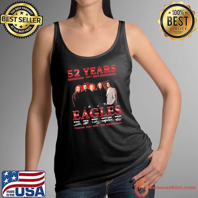 52 years 1971 2023 Eagles thank you the memories signature s Tank Top