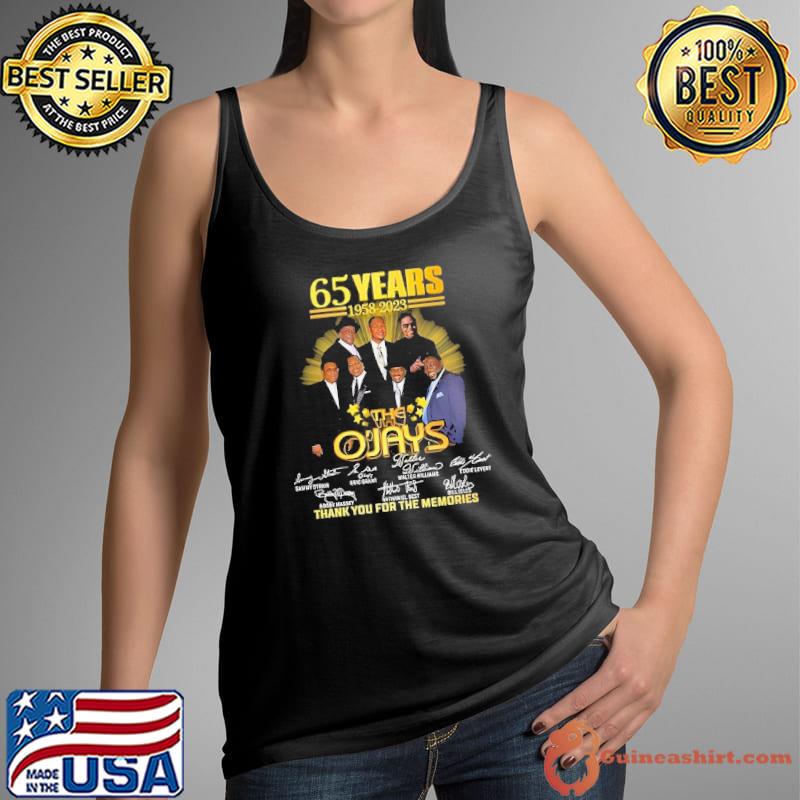 65 years 1958 2023 the O'jays thank you for the memories signatures s Tank Top