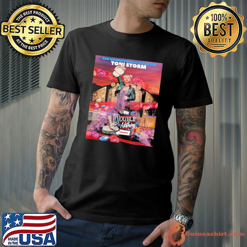 Aew women’s world champions toni storm double nothing shirt