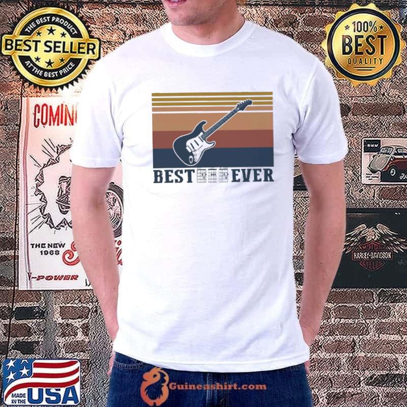 Best Ever Guitar Music Vintage shirt