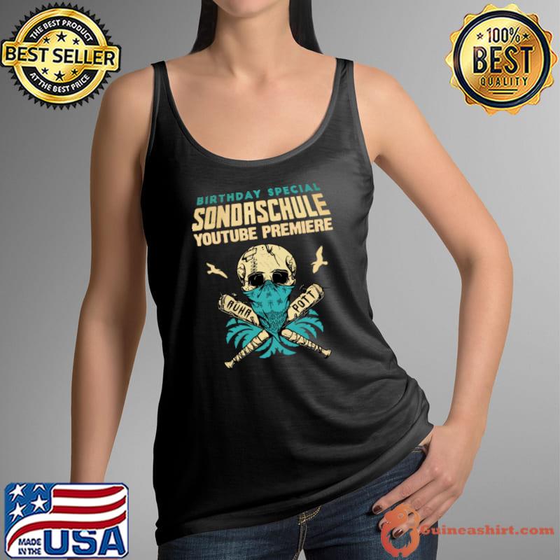 Birthday Special Sondaschule Youtube Premiere Skull Basketball T-Shirt