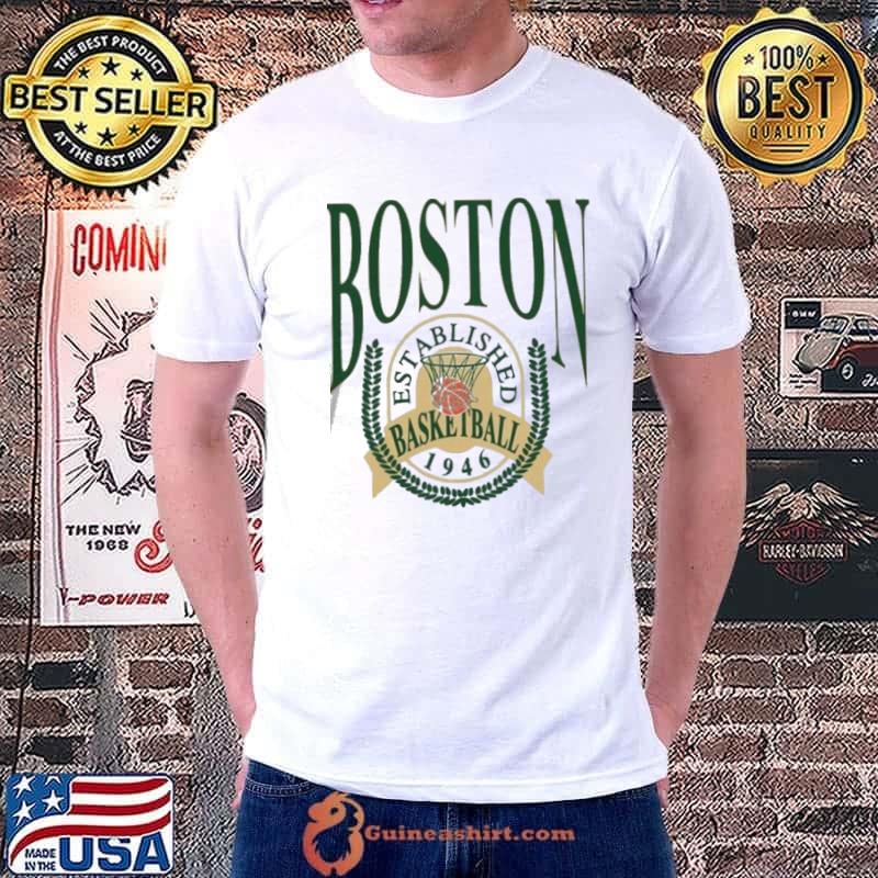Boston established basketball 1946 shirt