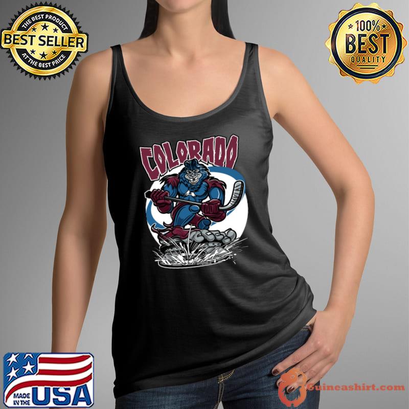 Colorado Bigfoot Hockey Player T-Shirt