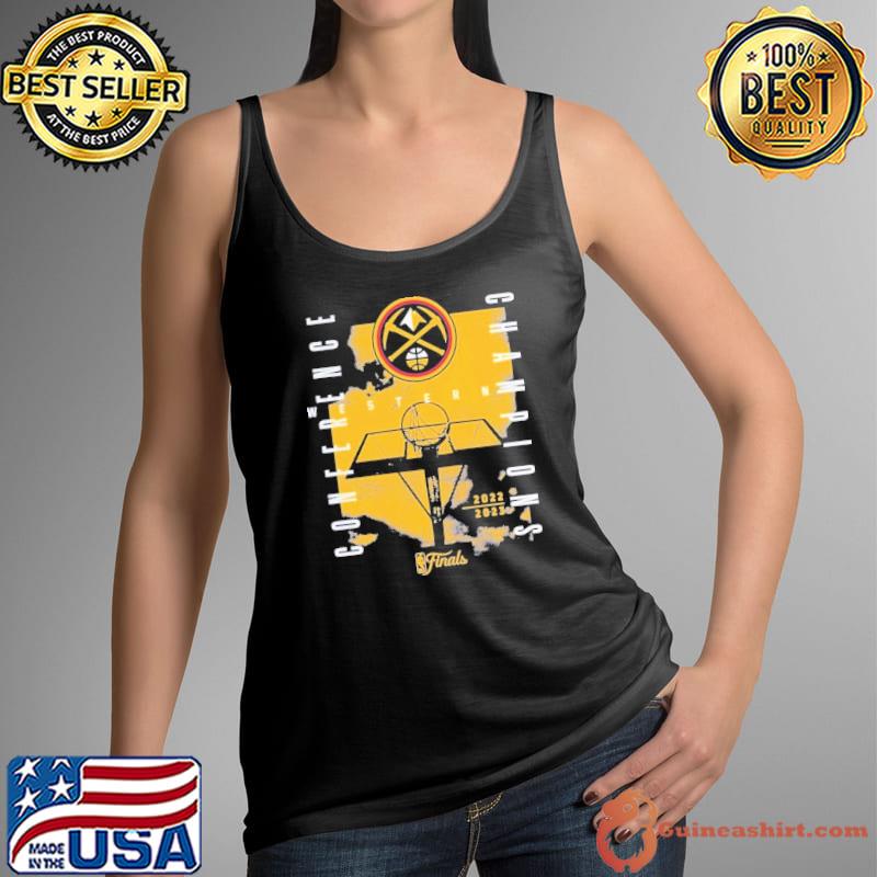 Denver Nuggets 2023 Western Conference Champions Free Throw Courtside Shirt Tank Top