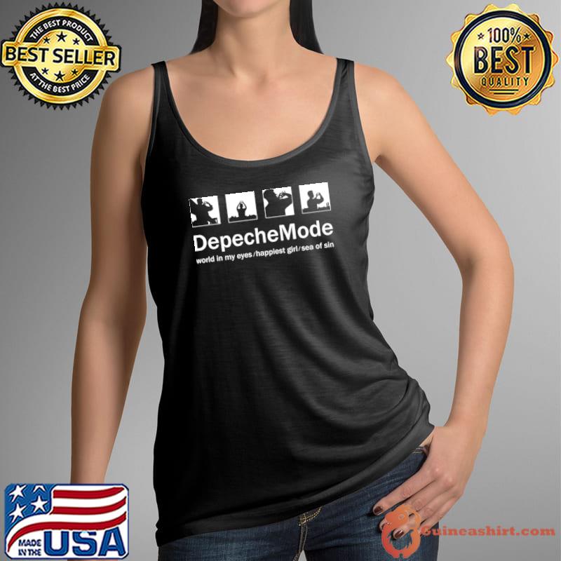 Depeche Silhouette world in my eyes happiest girl T-Shirt