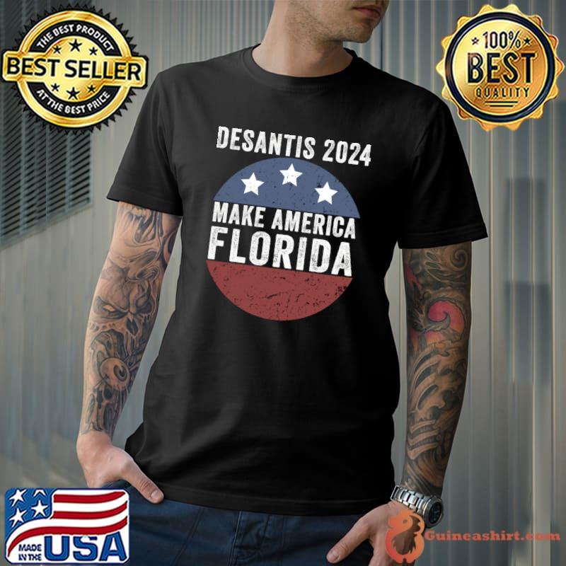 DeSantis Make America Florida Vintage DeSantis 2024 T-Shirt Unisex