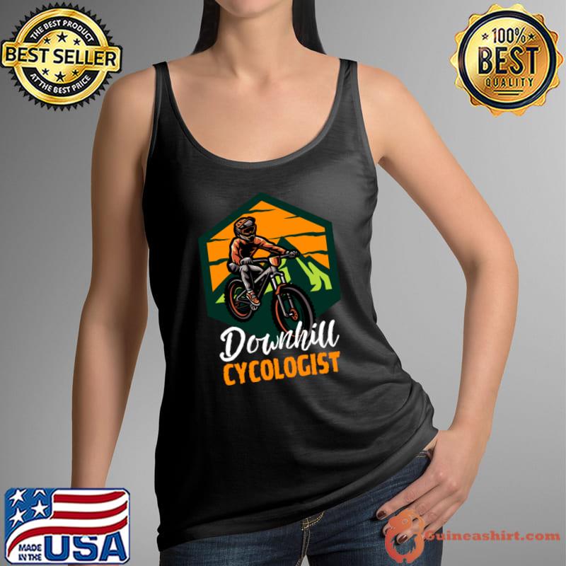 Downhill Cycologist Mountain Bike Vintage T-Shirt