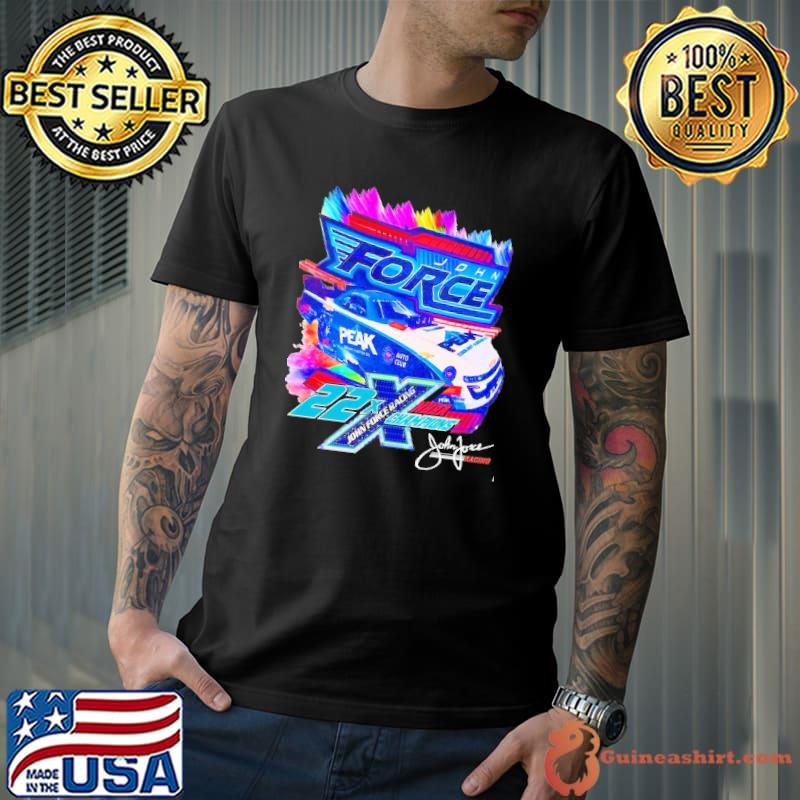 Force john force racing car signature shirt