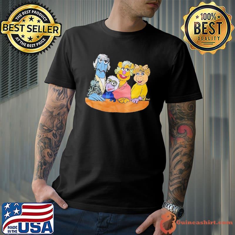 Golden girls family cartoon shirt