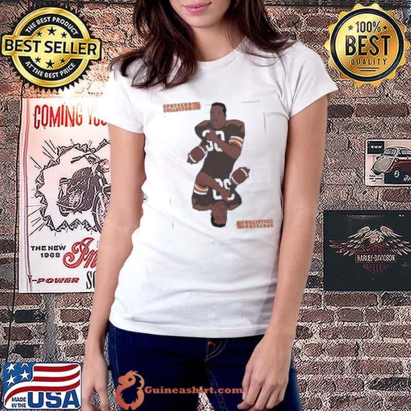 J. Brown Sports Card football s Ladiestee