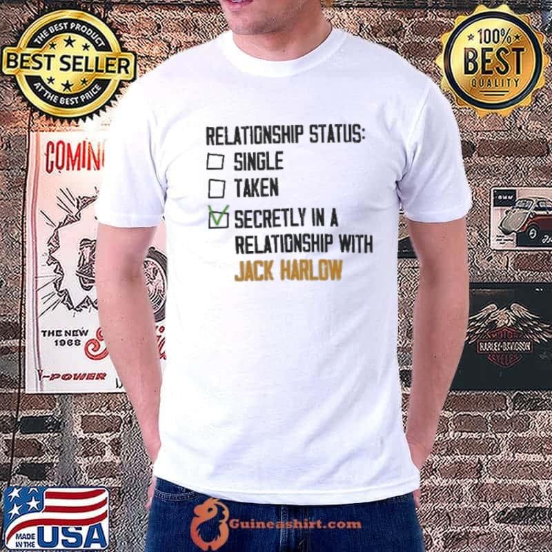 Jack Harlow Lovers relationship status secretly a relationship shirt