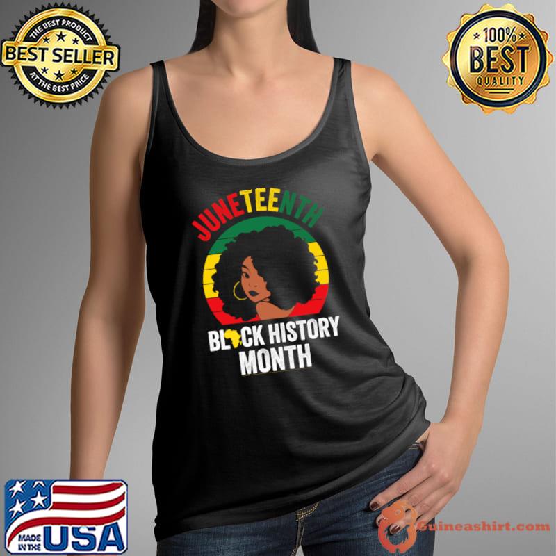 Juneteenth Queen Black History Month Juneteenth Woman Vintage T-Shirt