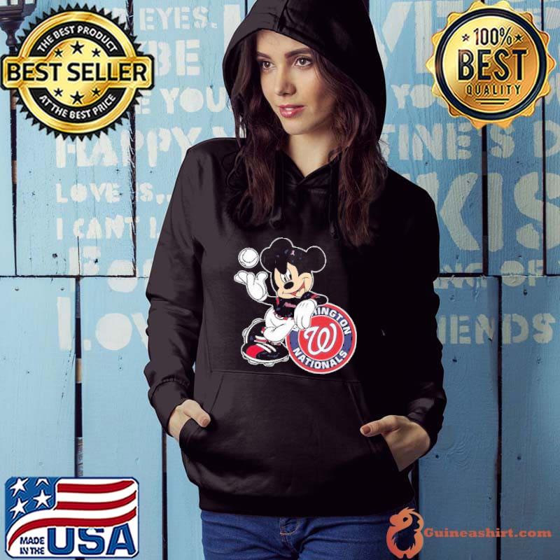 Mickey Mouse Hat Washington Nationals logo baseball 2023 s Hoodie