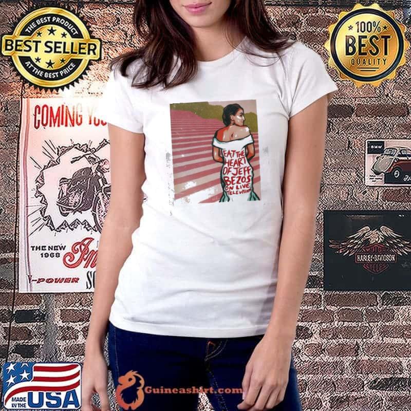 Nordacious eat the heart of Jeff bezos on live television shirt