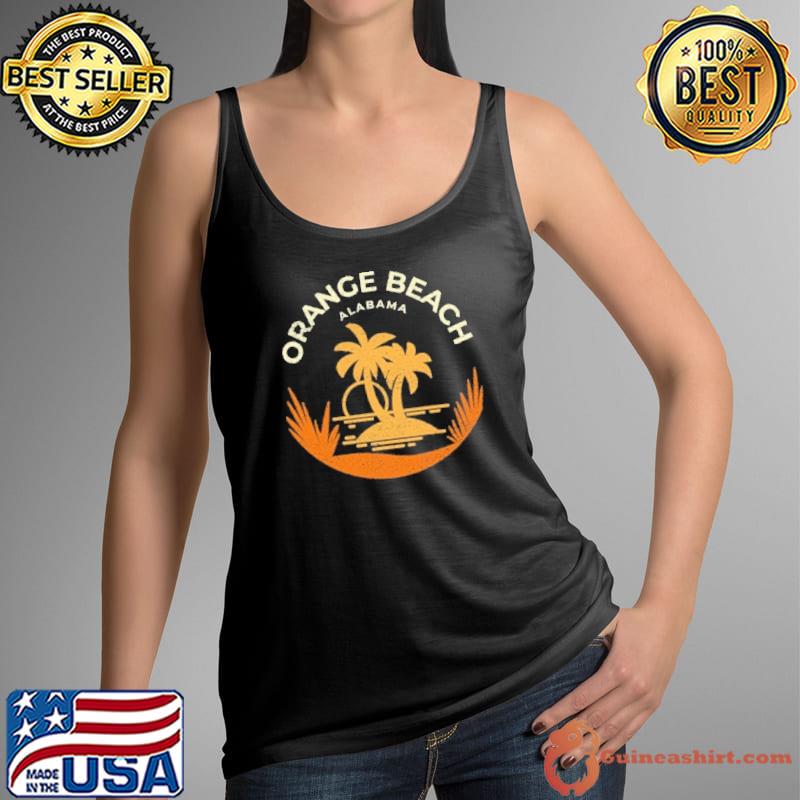 Orange beach alabama palm tree shirt