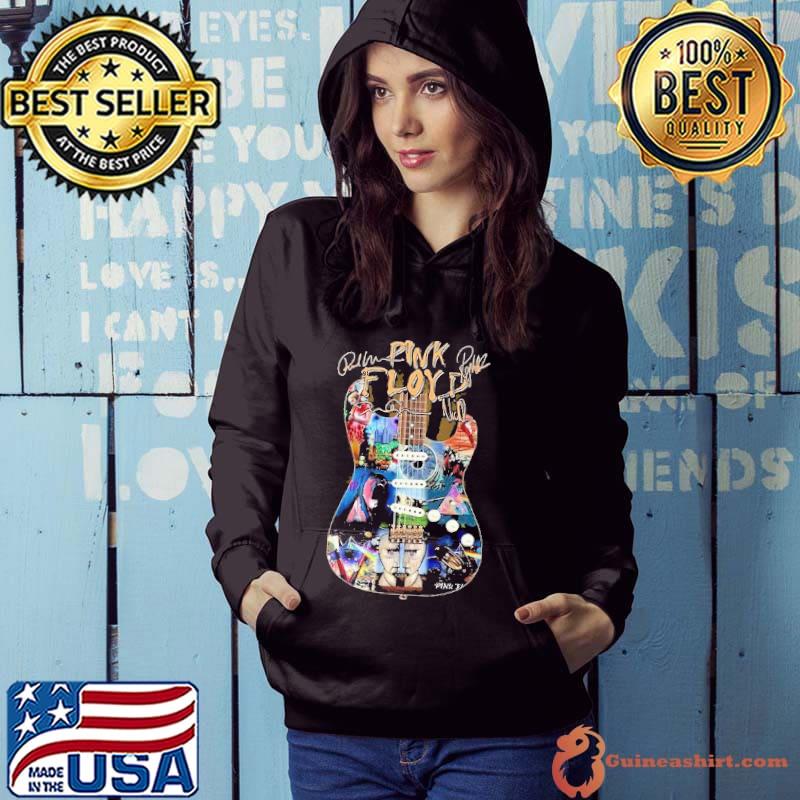 Pink floyd music signature guitar s Hoodie