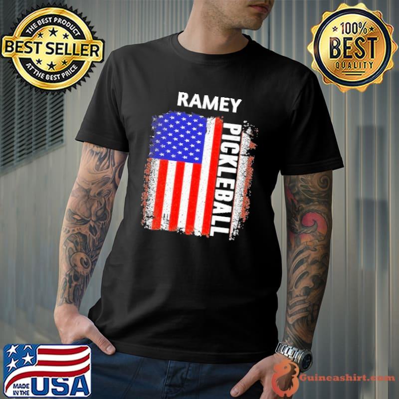 Ramey pickleball american flag shirt