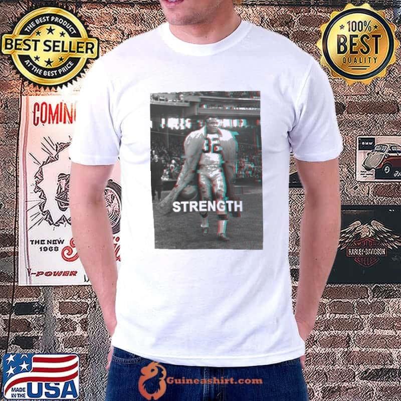 Strength Jim brown number 32 football shirt