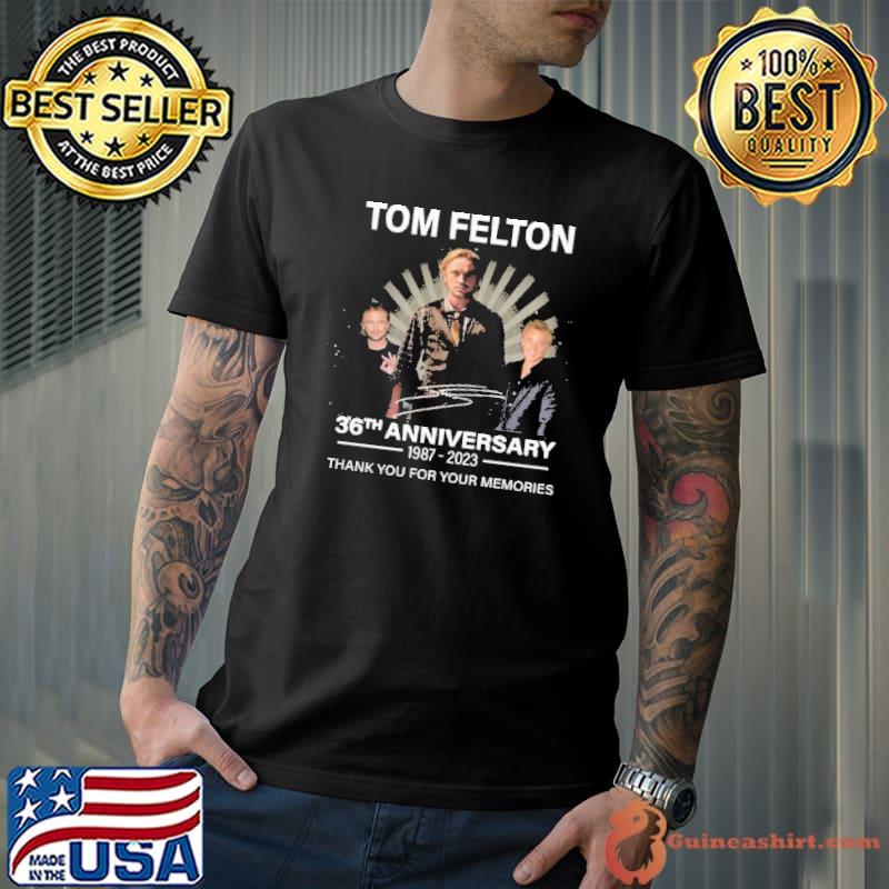 Tom Felton 36th anniversary thank you for the memories signature shirt