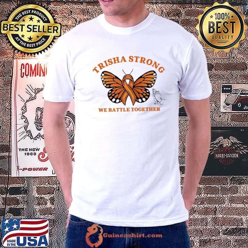 Trisha Strong We Benefit Together Pray Butterfly shirt