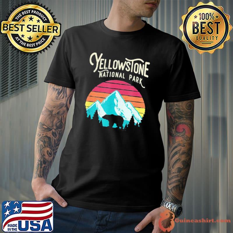 Vintage Yellowstone National Park WY Mountain Bear shirt