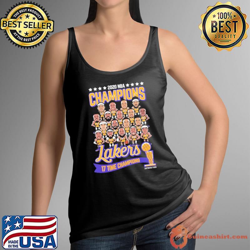 2020 NBA champions Lakers 17 time champions s Tank Top
