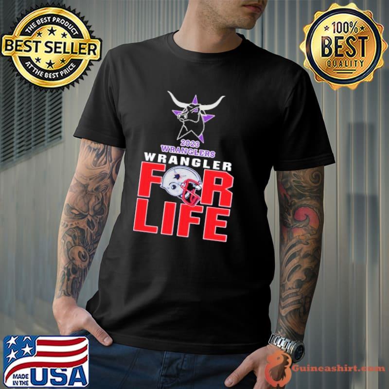 2023 wranglers for life football shirt