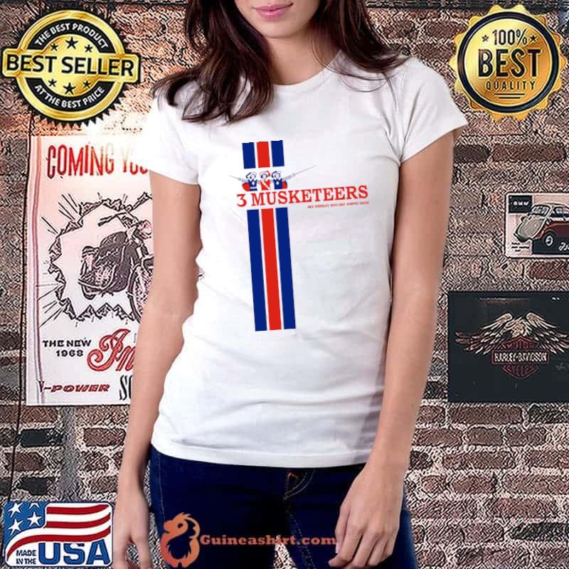 3 Musketeers milk chocolate with light center T-Shirt Ladiestee