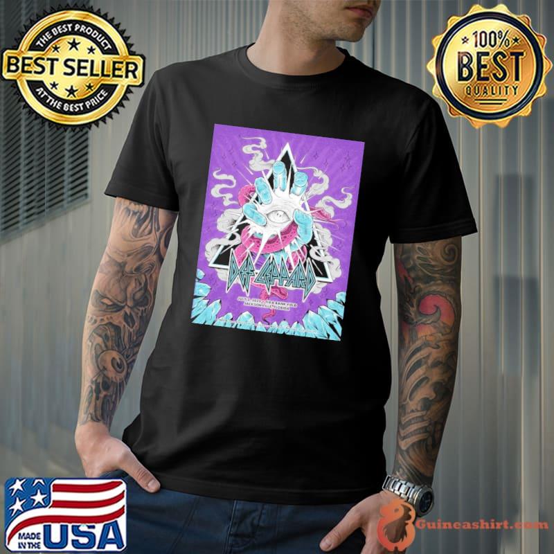 Awesome def Leppard Jacksonville July 2, 2023 The Stadium Tour Shirt Unisex