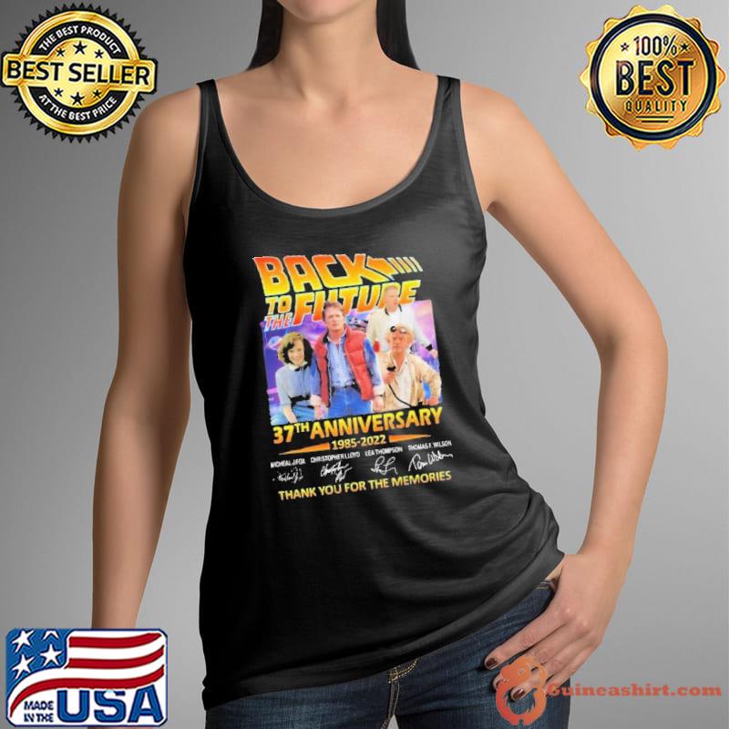 Back to the future 37th anniversary 1985 2023 thank you for the memories signature shirt