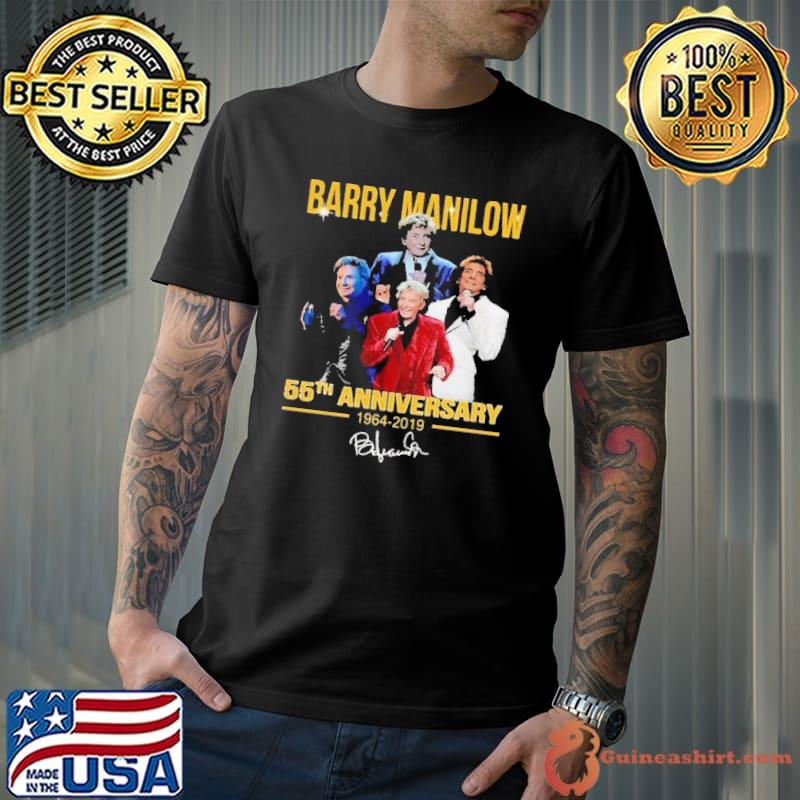 Best barry manilow 55th anniversary 1964 2019 signature shirt
