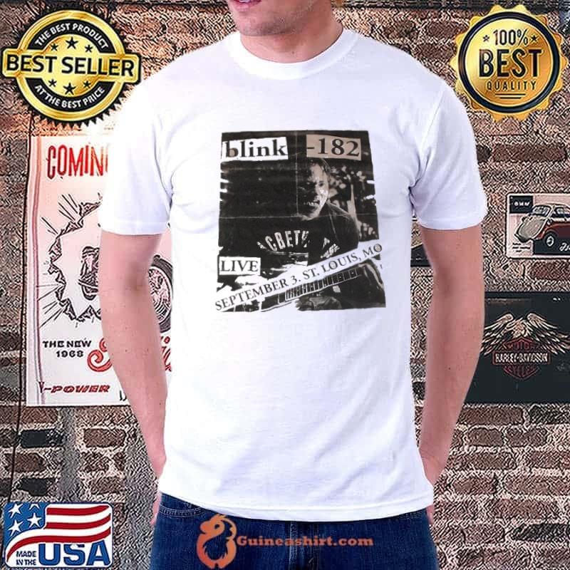 Blink-182 live september 3 ST louis shirt