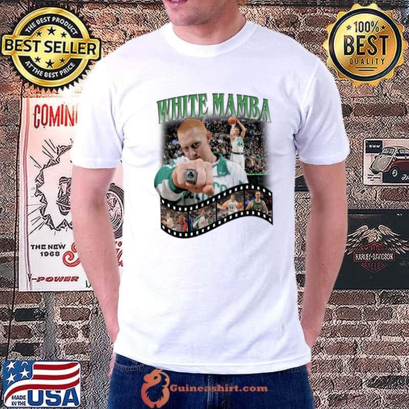 Brian Scalabrine White Mamba Basketball T-Shirt - Guineashirt