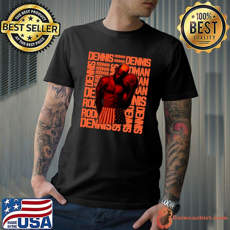 Dennis Rodman Iconic photos Illustration Basketball T-Shirt