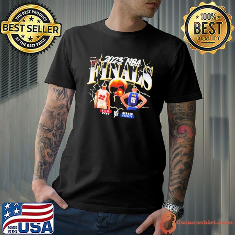 Denver Nuggets vs Miami Heat 2023 NBA Finals Matchup Butler Jokic shirt