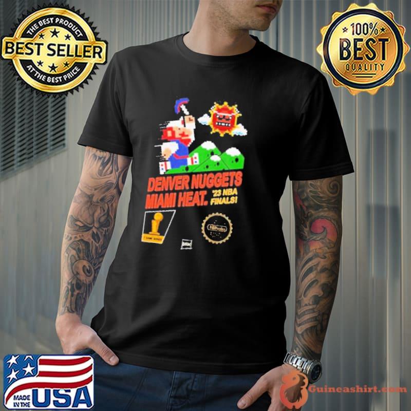 Denver Nuggets vs Miami Heat 23 NBA Finals Pixel Lurk shirt