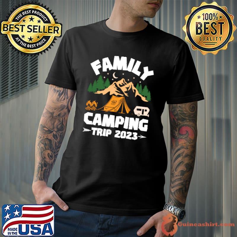 Family Camping Trip 2023 Family Moutain T-Shirt