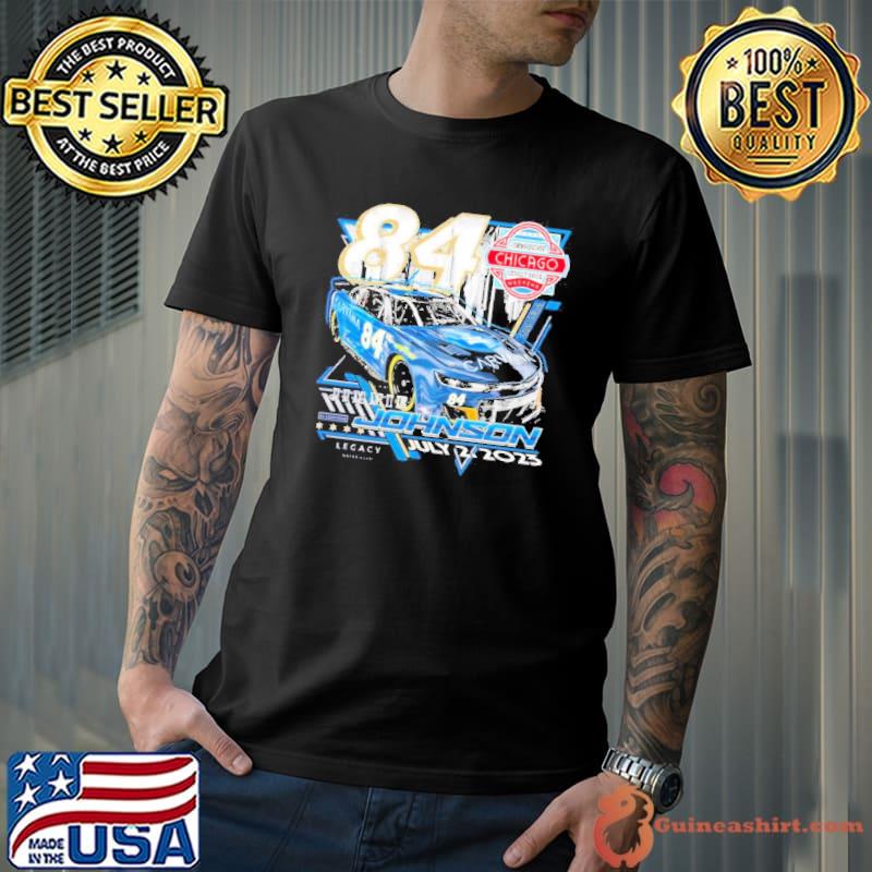 Funny jimmie Johnson LEGACY Motor Club Team Collection Royal 2023 Grant Park 200 Shirt