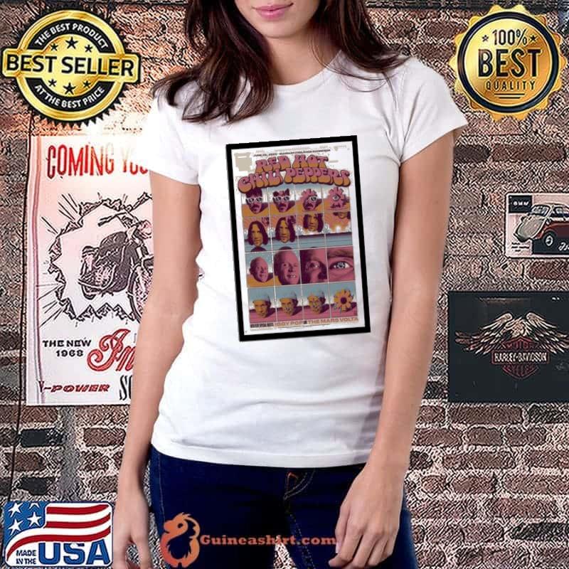 Funny red Hot Chili Peppers Tour Mannheim, Germany 2023 Poster s Ladiestee