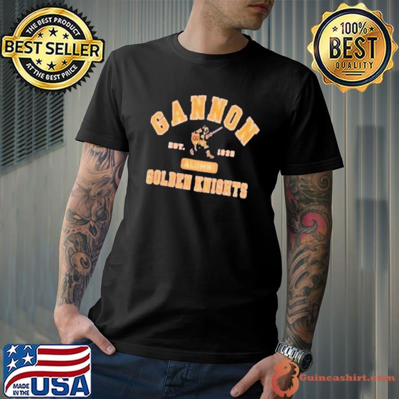 Gannon golden knights est 1925 shirt